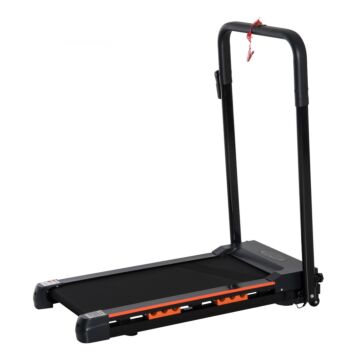 Homcom Electric Motorized Treadmill Walking Machine Foldable - 0.5hp | 1 To 6 Km/h | Indoor Fitness Exercise Gym W / Remote Control