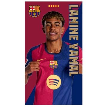 Fc Barcelona Yamal Diagonal Split Towel