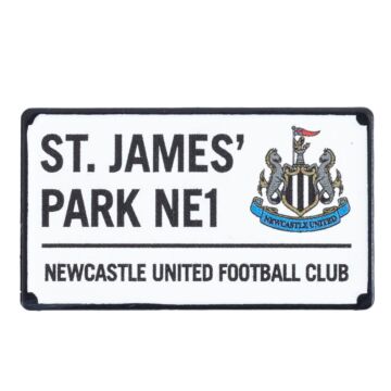 Newcastle United Fc Street Sign Badge