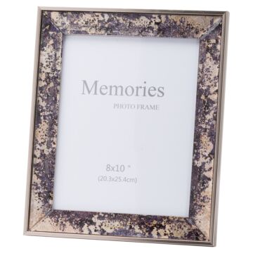 Silver Foil Metallic 8x10 Frame