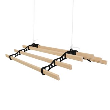 Clothing Airer Ceiling Pulley - Black - 0.9m