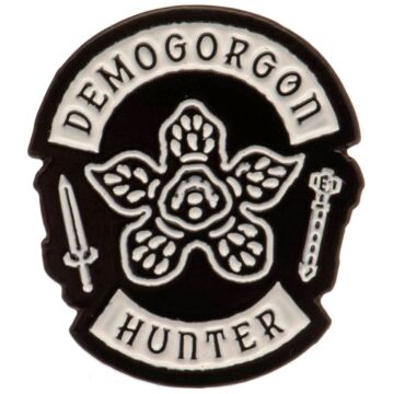 Stranger Things Demogorgon Hunter Pin Badge