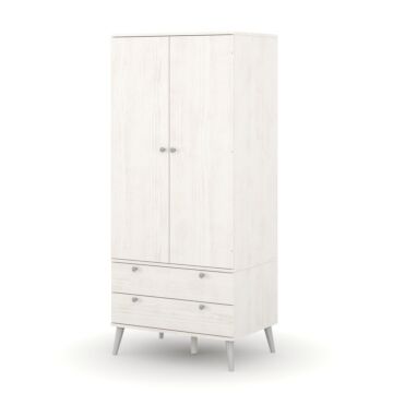 Augusta Curve 2 Door, 2 Drawer Wardrobe