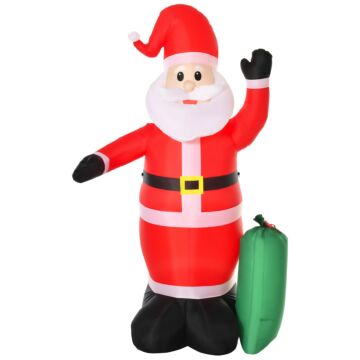 Homcom Inflatable 2.4m Santa Claus