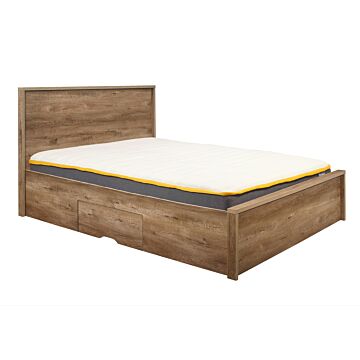 Stockwell Small Double Bed Rustic Oak