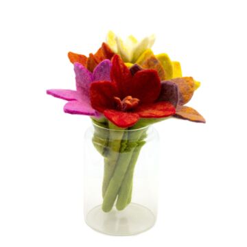 Felt Flowers - Lily (assorted Colours)