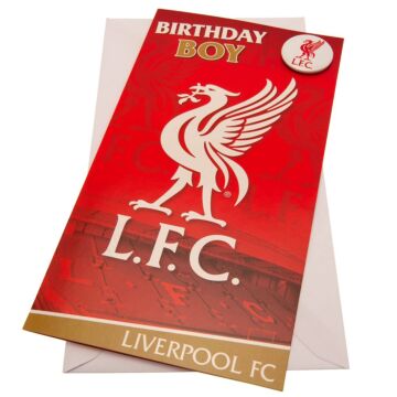 Liverpool Fc Boy Birthday Card