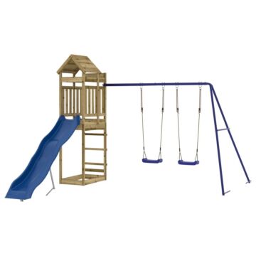 Vidaxl Outdoor Playset Impregnated Wood Pine