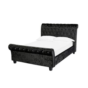 Isabella 5.0ft King Size Bed Black