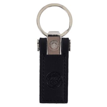 Manchester City Fc Leather Key Fob