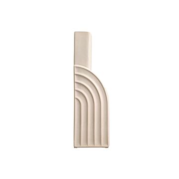 29x10 White Half Arch Vase