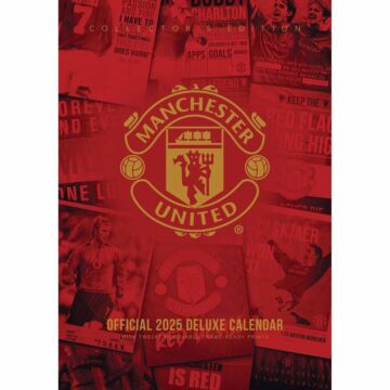 Manchester United Fc Deluxe Calendar 2025