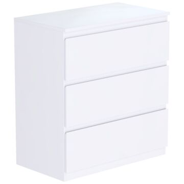 Vida Designs Denver 3 Drawer Chest, White