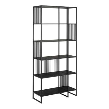 Strington Bookcase With 5 Shelves In Black