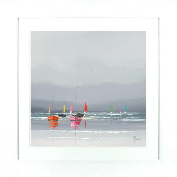 Sea Of Sails Iii By Frederic Flanet - Framed Art