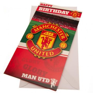 Manchester United Fc Stadium Birthday Card