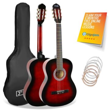 3rd Avenue 3/4 Size Classical Guitar Pack