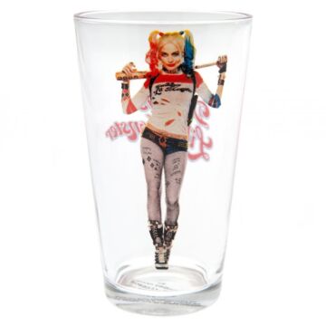 Suicide Squad Large Glass Harley Quinn