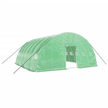 Vidaxl Greenhouse With Steel Frame Green 36 M² 6x6x2.85 M