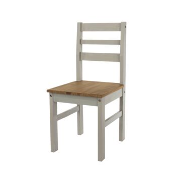 Linea Linea Grey Ladder Back Chair (pair)