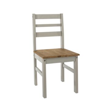 Linea Linea Grey Ladder Back Chair (pair)