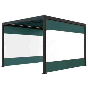 Outsunny Set Of Two 3 X 2m Replacement Pergola Panels - Green