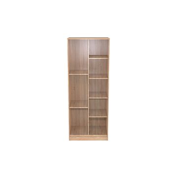 Contrast Tall Shelf Unit In Bardolino Oak