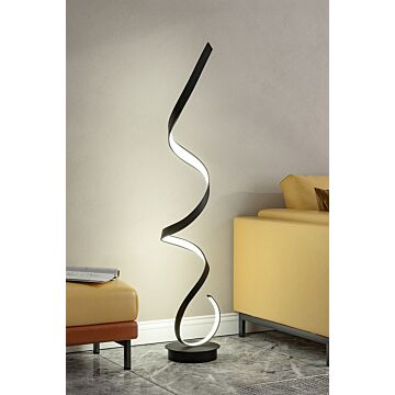 Contemporary Led Modern Curved Spiral Floor Lamp Reading Lights 131m H