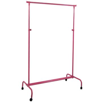 Home Vida Single Garment Rack, Pink