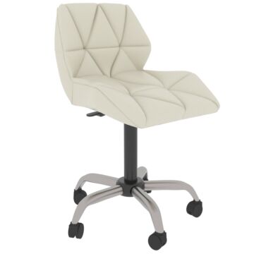 Vida Designs Geo Office Chair, White