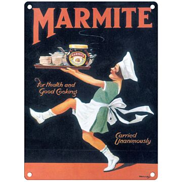 Small Metal Sign 45 X 37.5cm Vintage Retro Marmite