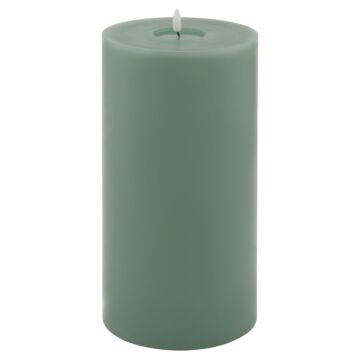 Luxe Collection Melt Effect 6x12 Sage Led Wax Candle