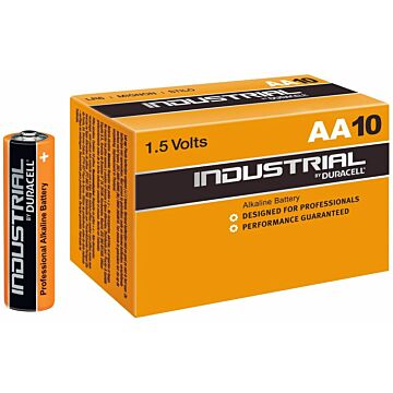 Duracell Industrial Alkaline Aa Batteries 10 Pack