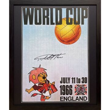 England Fa 1966 Sir Geoff Hurst Signed Framed Print