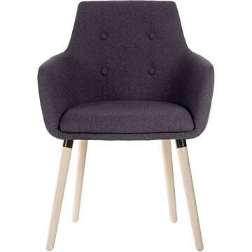 Four Legged Reception Chair (graphite)