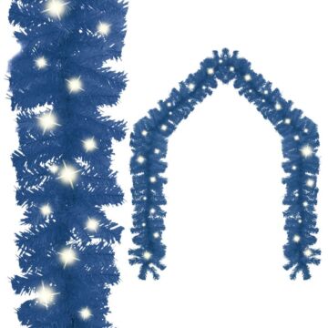 Vidaxl Christmas Garland With Led Lights 5 M Blue