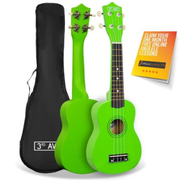 3rd Avenue Soprano Ukulele With Bag