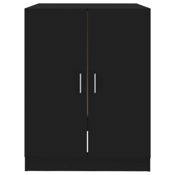 Vidaxl Washing Machine Cabinet Black 71x71.5x91.5 Cm