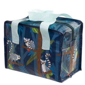 Spirit Of The Night Lemur Zip Up Recycled Plastic Reusable Lunch Bag