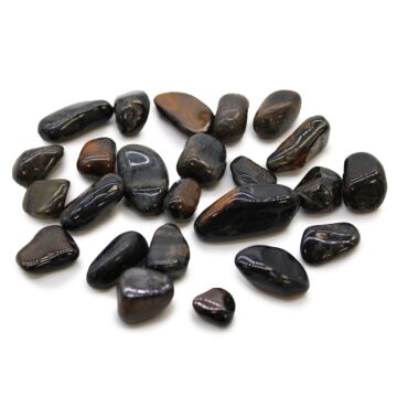 Small African Tumble Stones - Tigers Eye - Blue