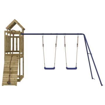 Vidaxl Outdoor Playset Impregnated Wood Pine