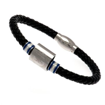 Chelsea Fc Colour Ring Leather Bracelet