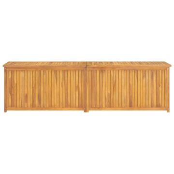 Vidaxl Garden Box 200x50x55 Cm Solid Wood Teak