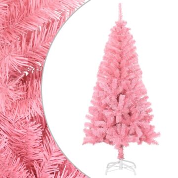 Vidaxl Artificial Christmas Tree With Stand Pink 150 Cm Pvc