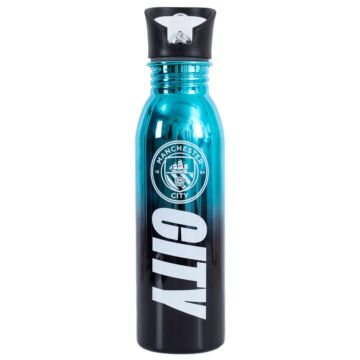 Manchester City Fc Uv Metallic Drinks Bottle