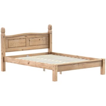 Vida Designs Corona King Size Bed, Low Foot End