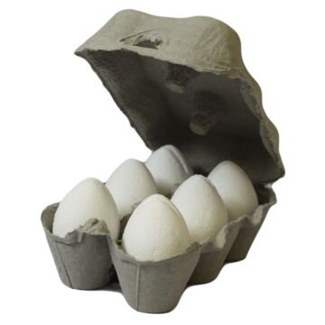 Pack Of 6 Bath Eggs - Coconut