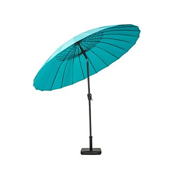 Aqua 2.7m Crank And Tilt Shanghai Parasol 38mm Aluminium Pole, 24 Fibreglass Ribs