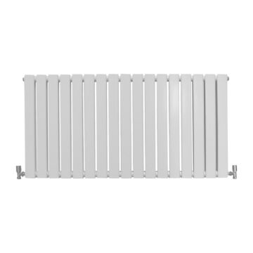 Designer Flat Panel Radiators Gloss White 600mm X 1190mm