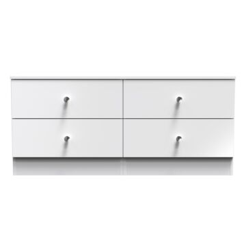 Yarmouth 4 Drawer Bed Box In White